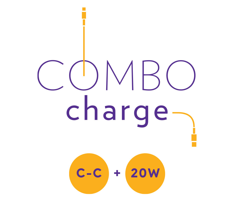 C-C + 20W Wall charger Combo