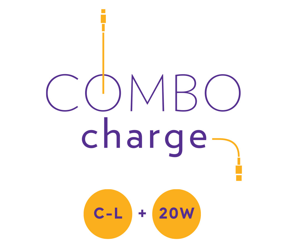 C-L + 20W Wall charger Combo