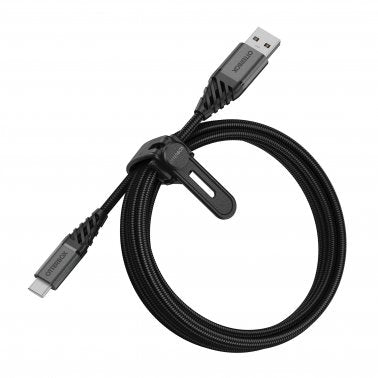 USB-A to USB-C Braided Charge and Sync Cable  (6.6ft)